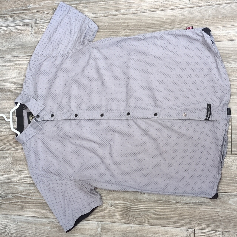 English Laundry Mens Short Sleeve Button Down Short XL